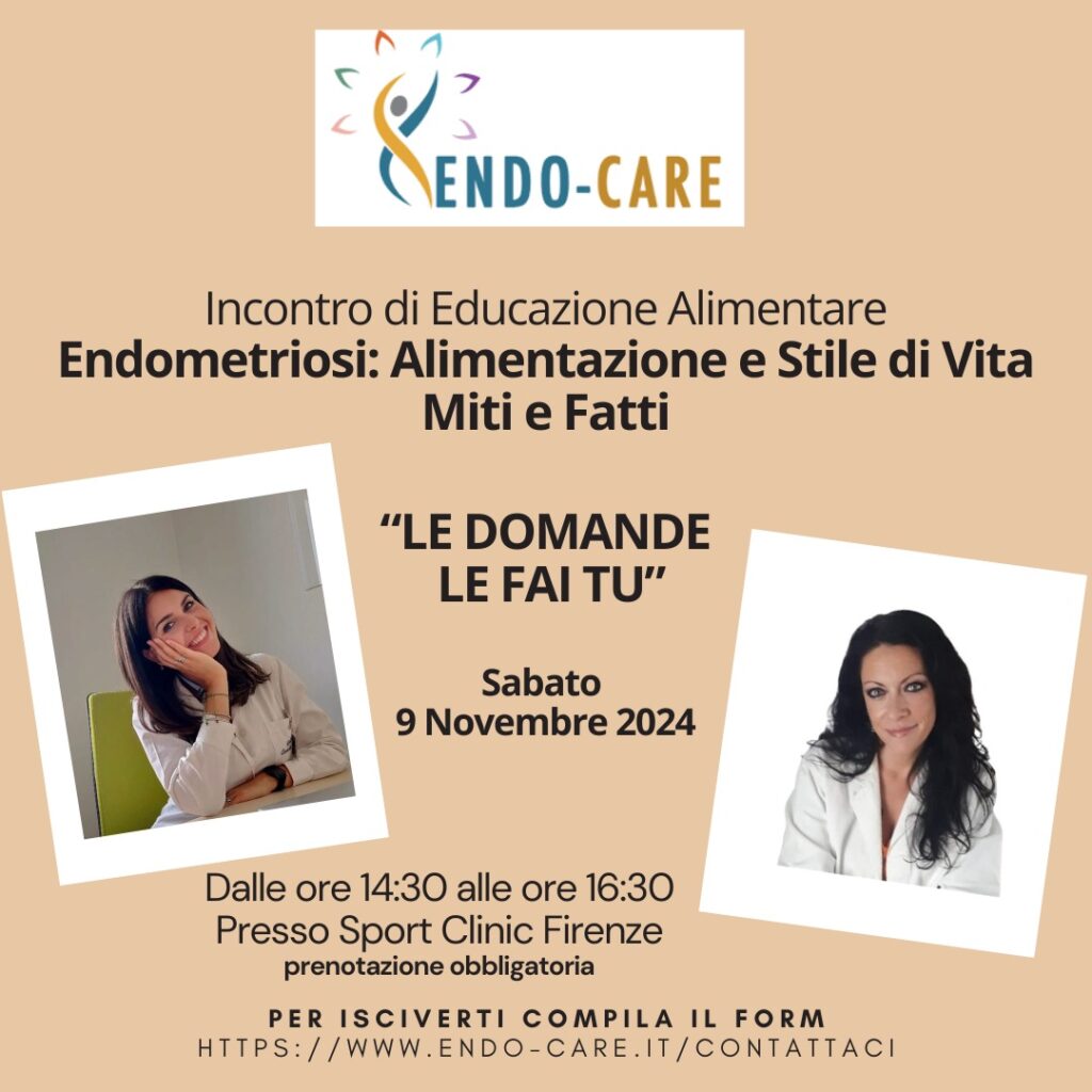 🎗️"ENDOMETRIOSI: ALIMENTAZIONE E STILE DI VITA"
Miti e Fatti: Parliamone insieme🎗️